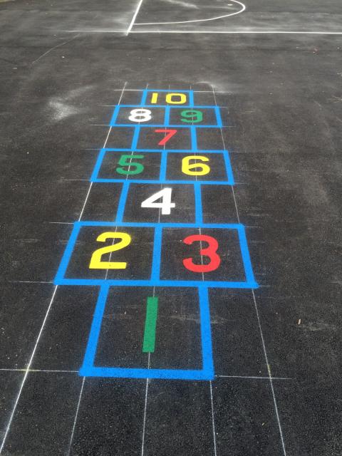 Hopscotch 1 to 10