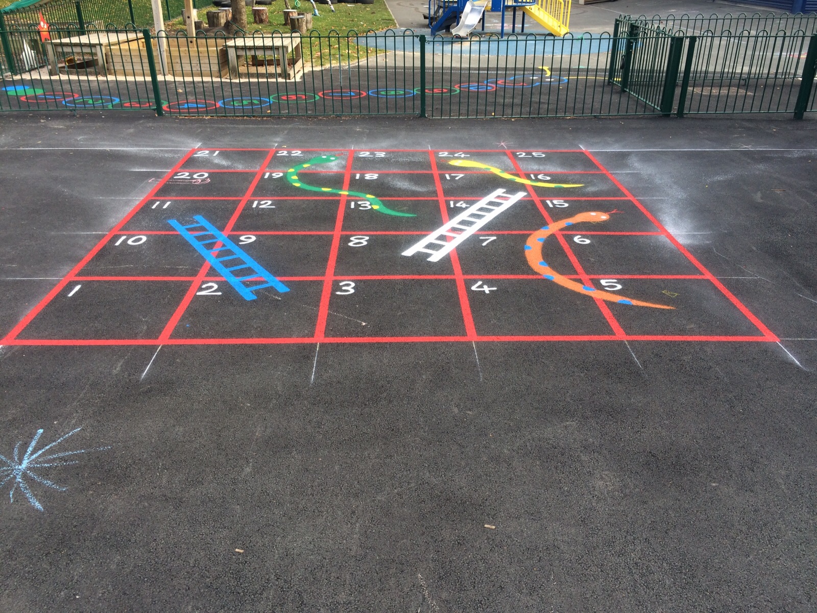 Snakes and Ladders 1 to 25