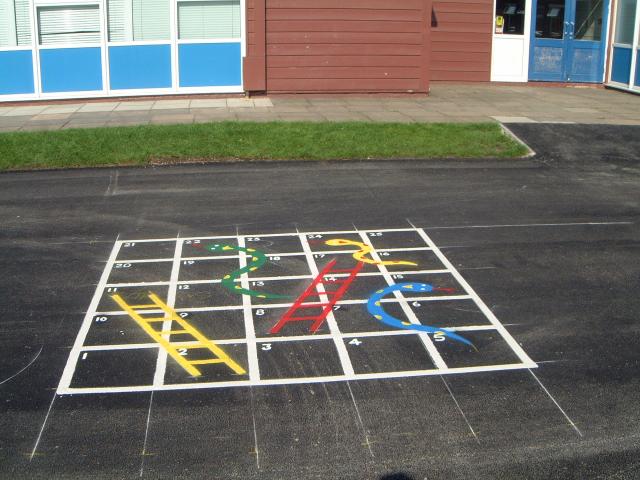 Snakes and ladders 1 to 25